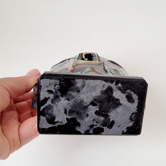 VTG Abalone Masic mask, Mexican Abalone Shell Mask, Mayan/Aztec Motif mask - Picture 5 of 6